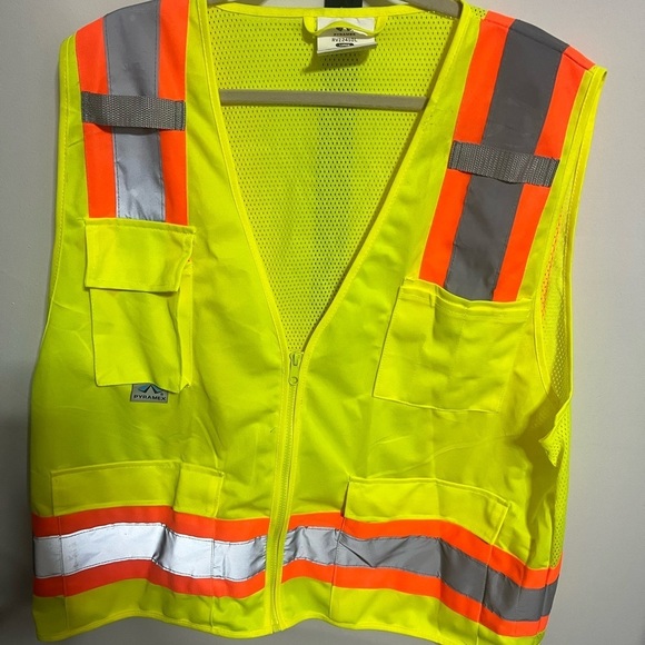 NWOT Pyramex Safety Vest Sz Large - Picture 6 of 7